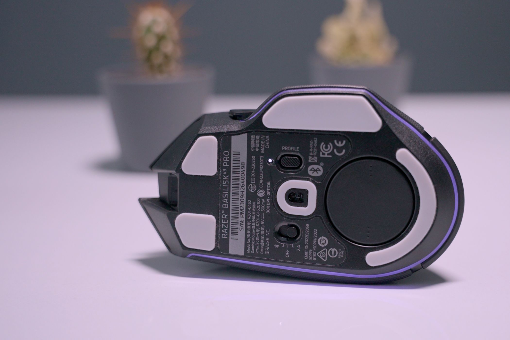 Razer Basilisk V3 - Laying on its Side