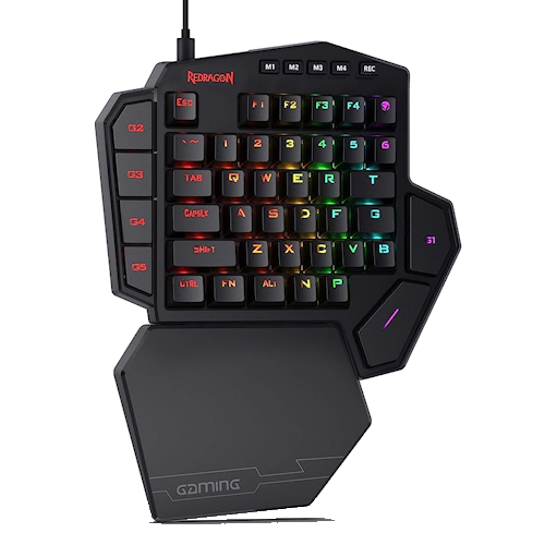 Redragon K585 DITI One-Handed RGB Mechanical Gaming Keyboard Tag