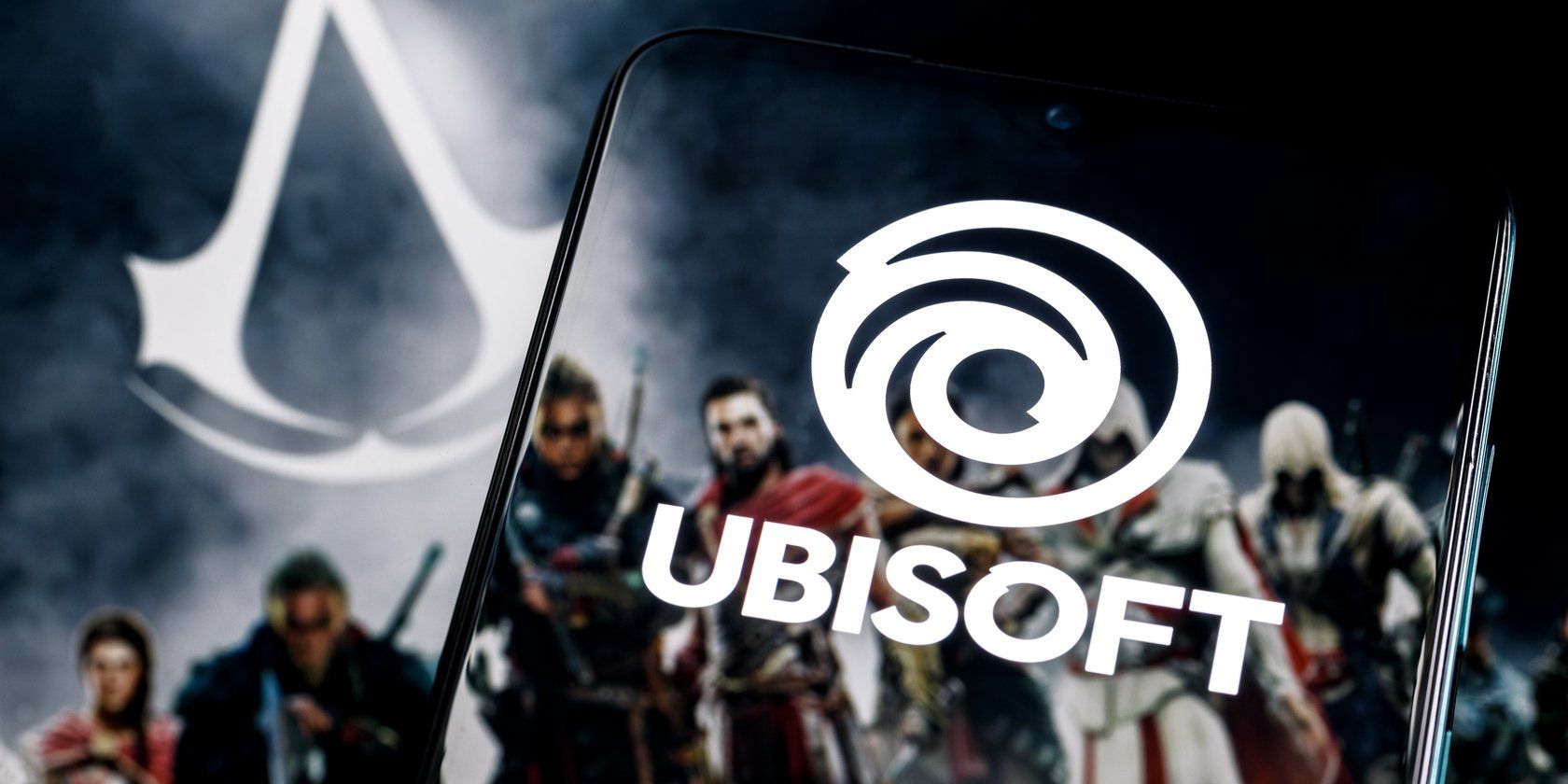 Ubisoft logo and characters
