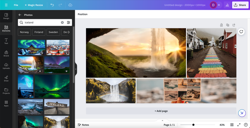 How to Create a Photo Collage in Canva