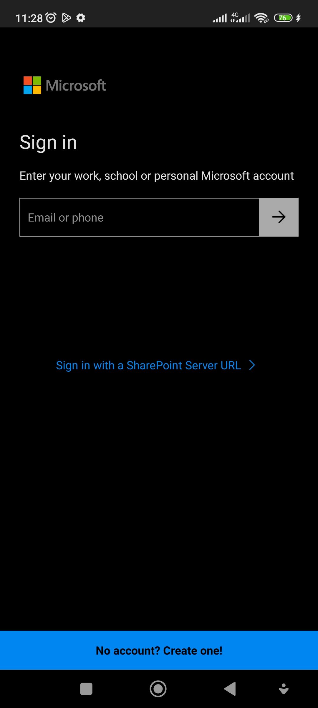 ورود به Microsoft OneDrive