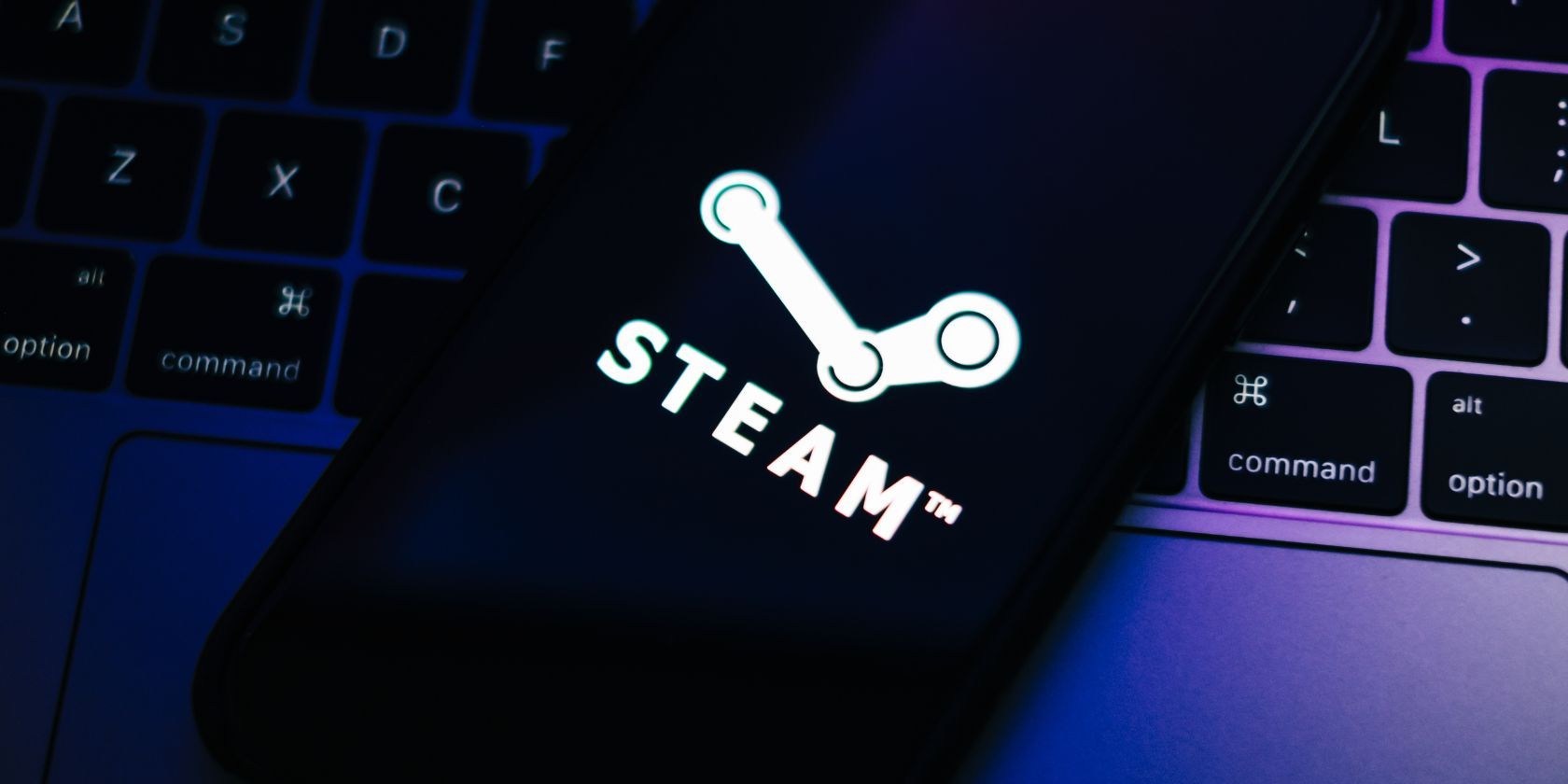 steam app on a smartphone