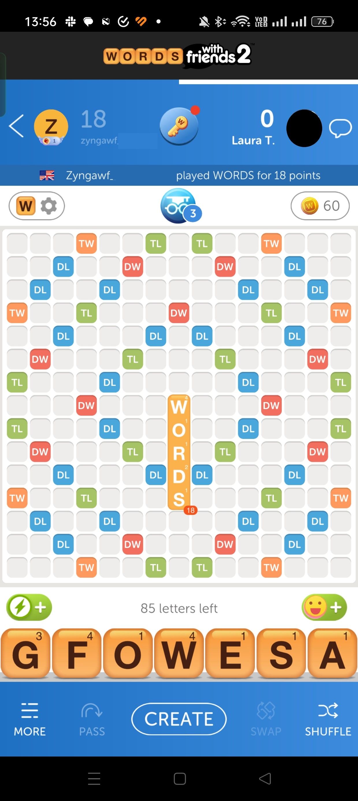 words with friends 2 game