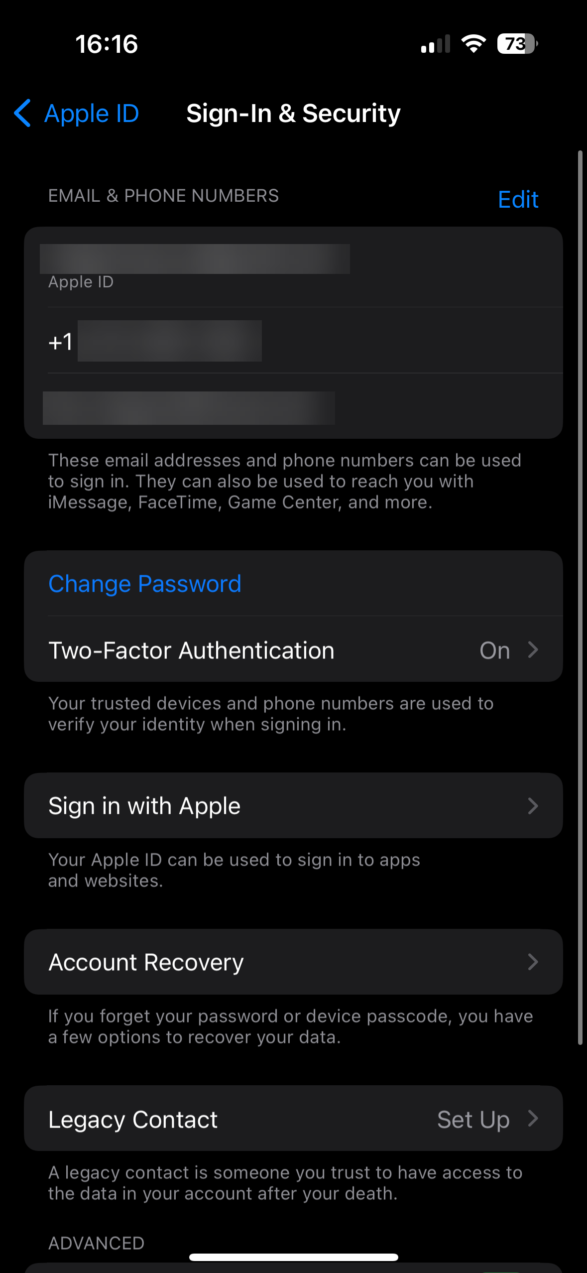 iPhone Security Settings iCloud