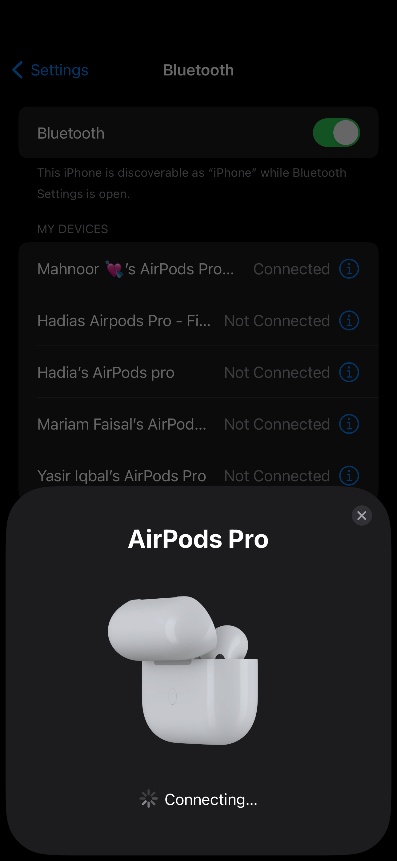 اتصال AirPods به آیفون