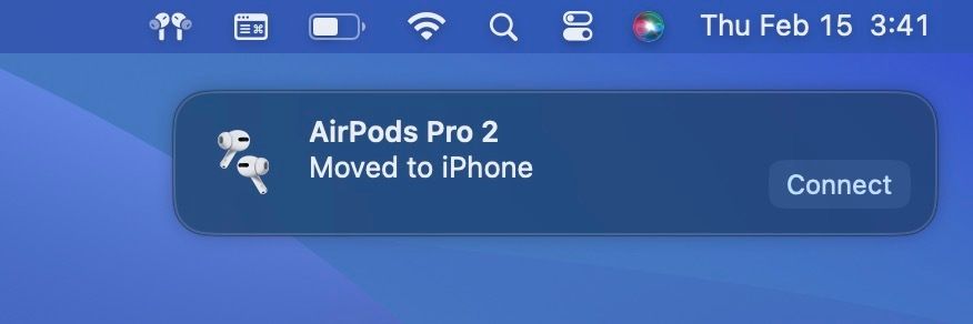 AirPods Pro prompting to connect to Mac