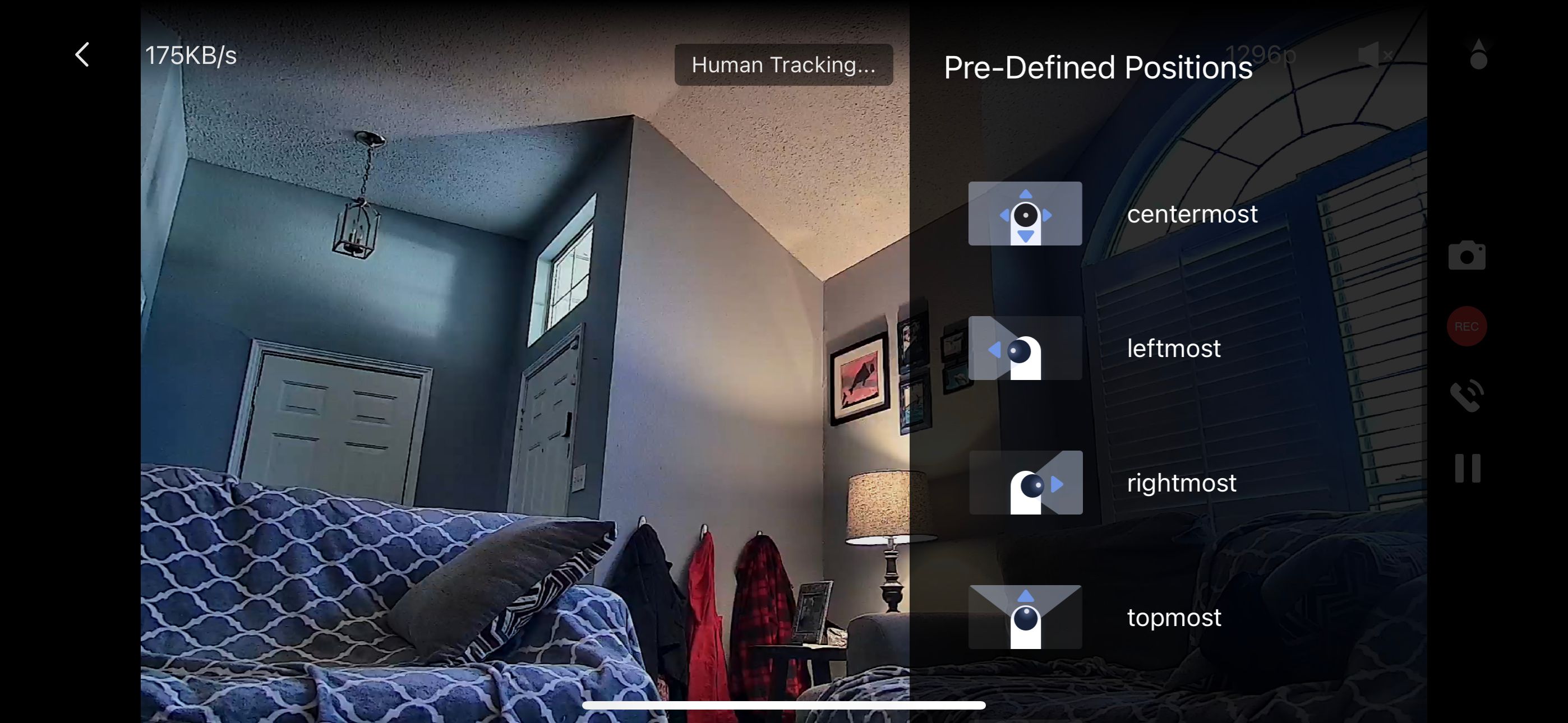 aqara app pre defined positions
