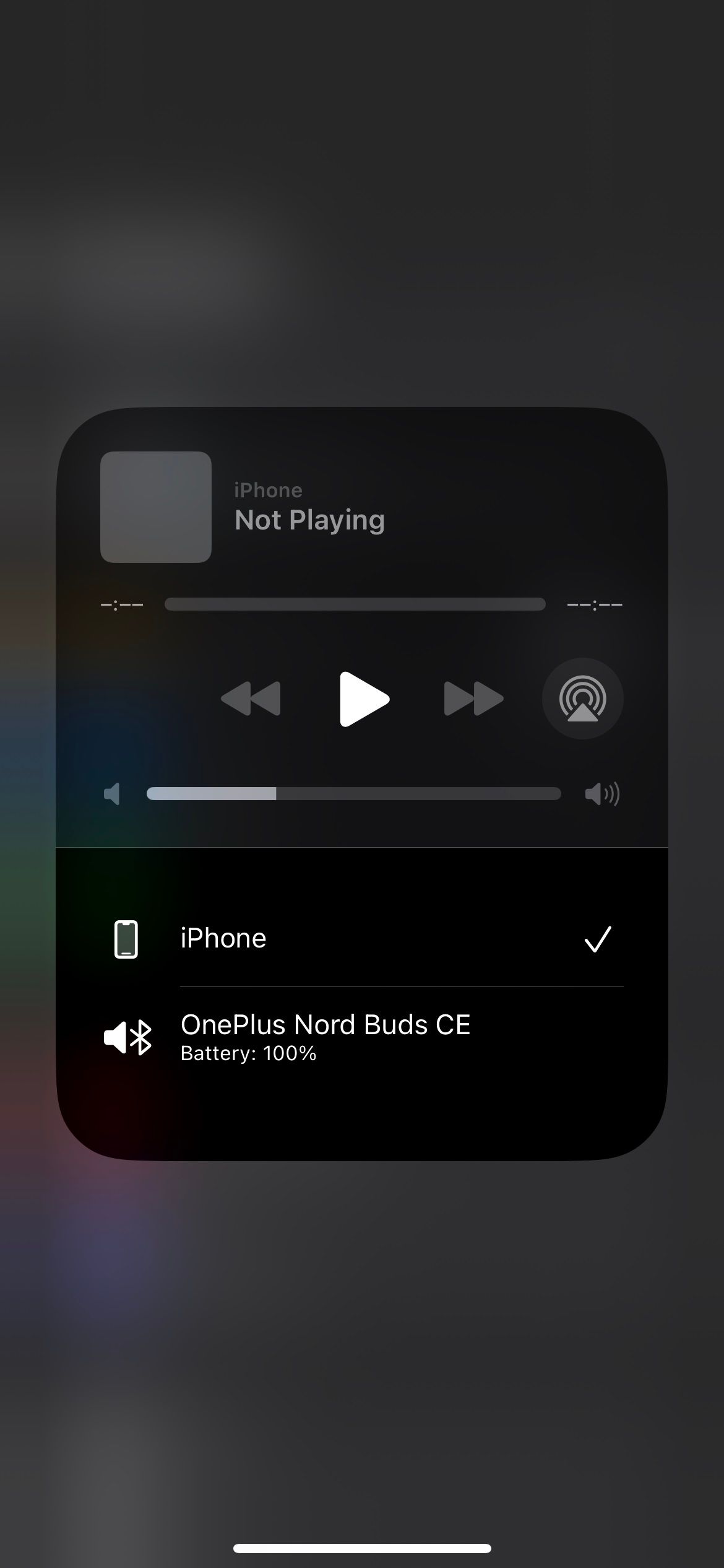 Change Audio Output Device on iPhone
