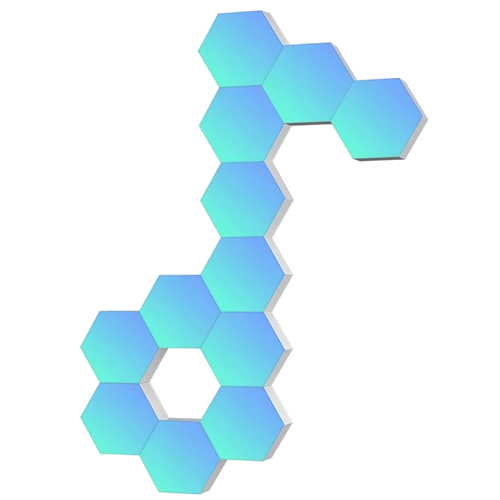 Coololight Hexagon Lights Tag