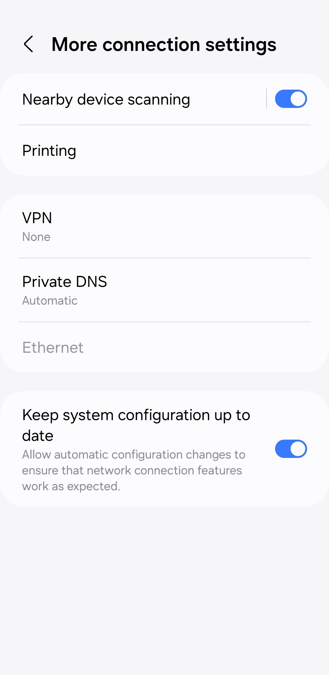 تنظیمات DNS در اندروید