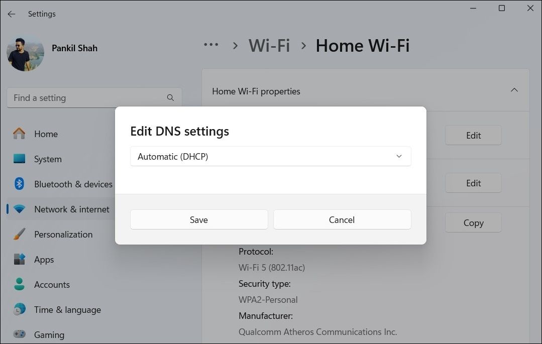 Editați setările DNS pe Windows