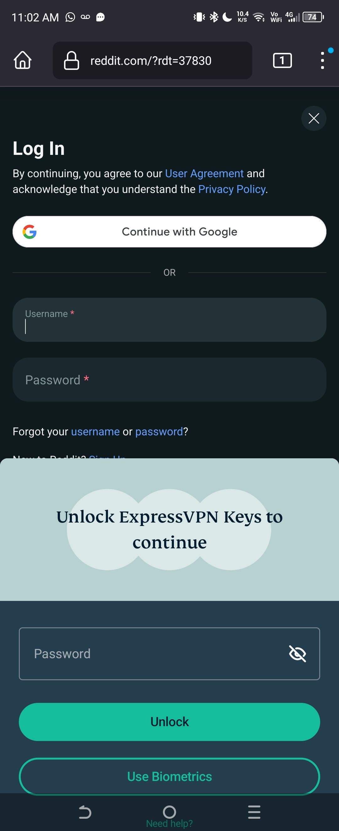 کلیدهای expressvpn در موبایل فایرفاکس کار می کنند