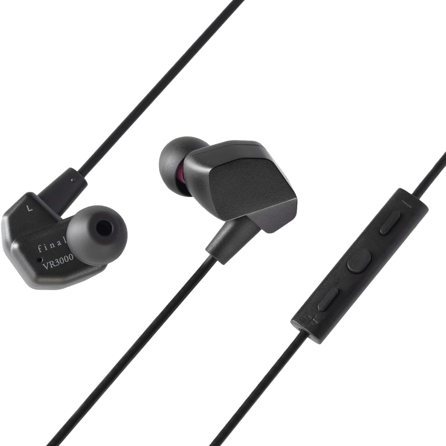 Final VR3000 gaming earbuds with three button controller