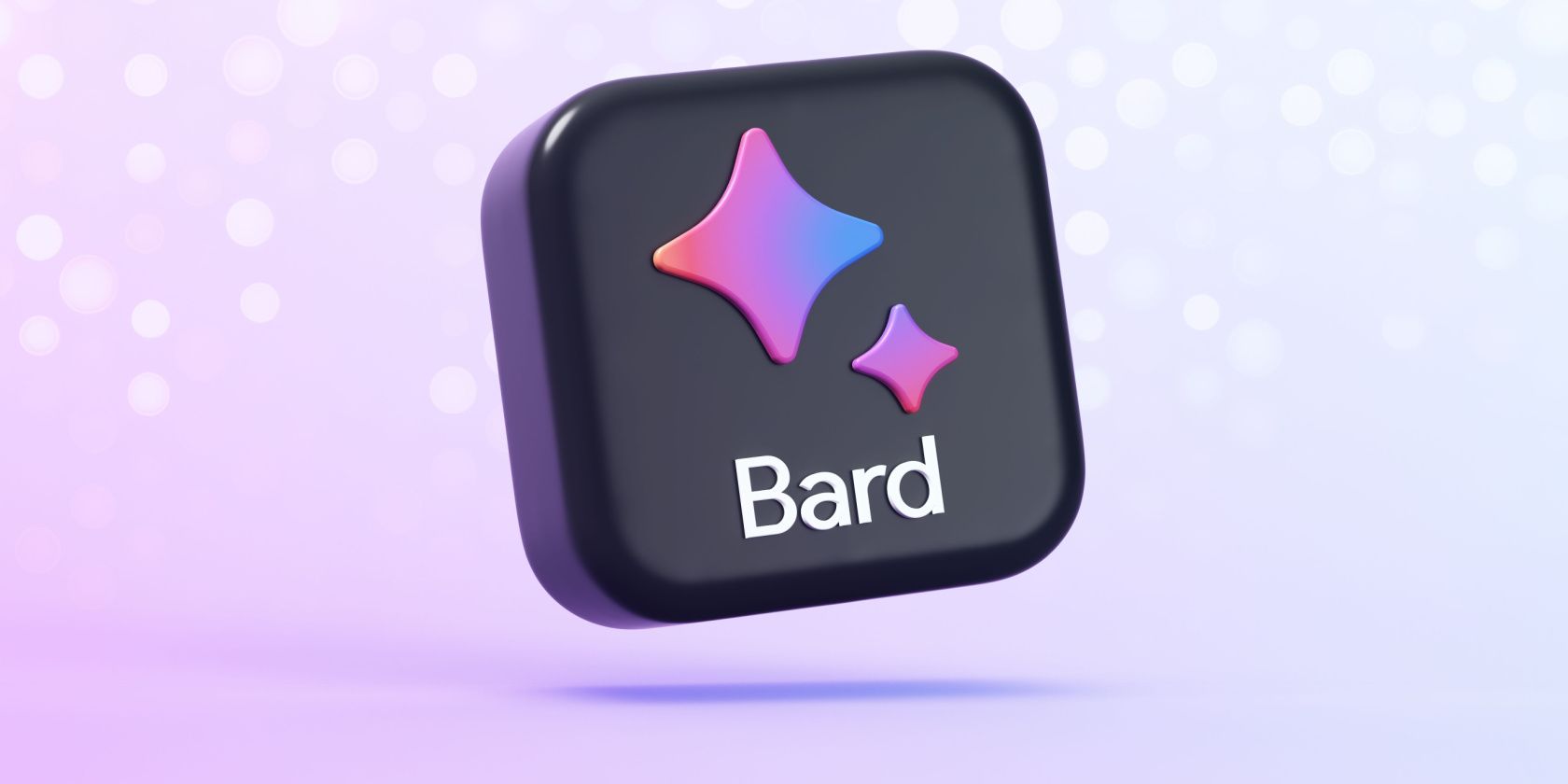 3D Floating Icon of Bard