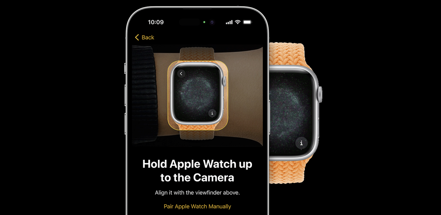 I icon on the apple online watch