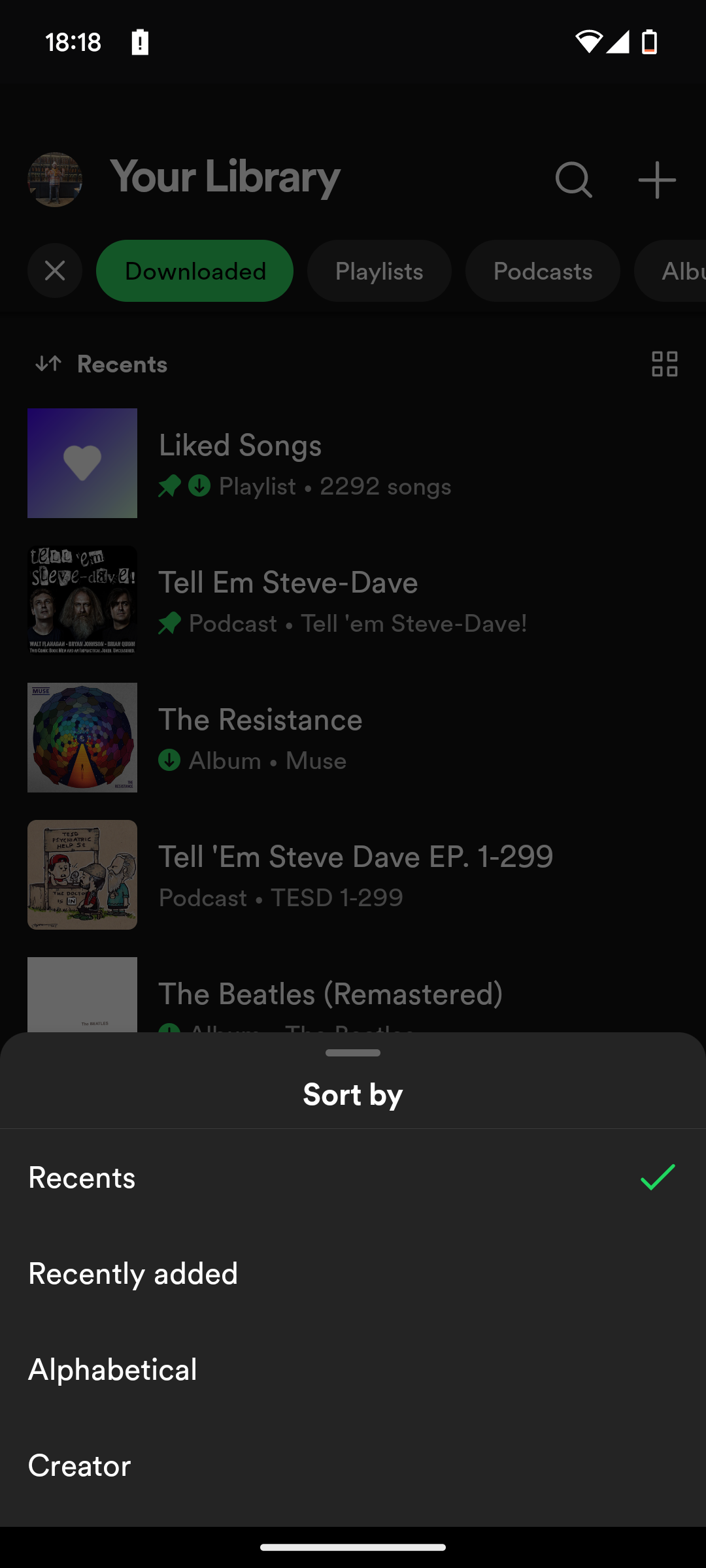 How to sort your Spotify downloads by category.