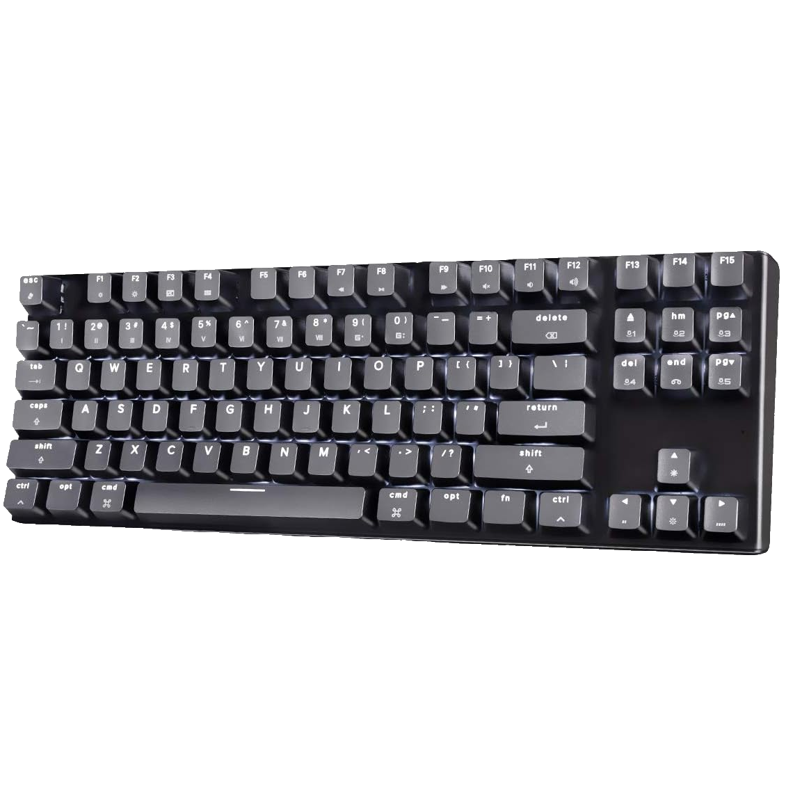 VELOCIFIRE M87 mechanical keyboard with mac keys