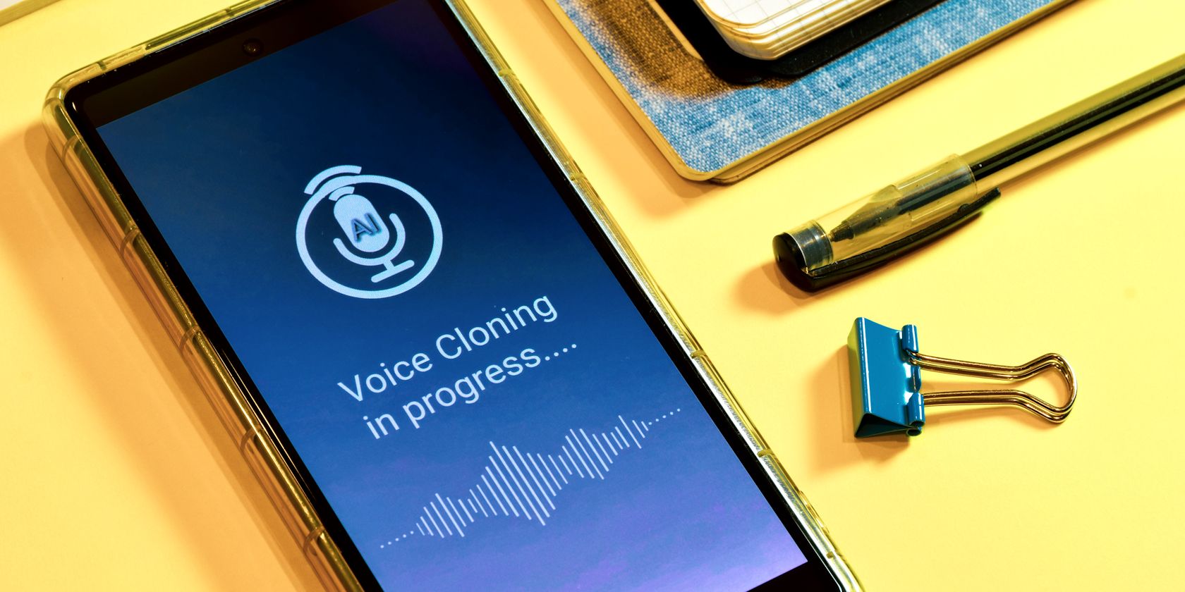 ai voice cloning on smartphone