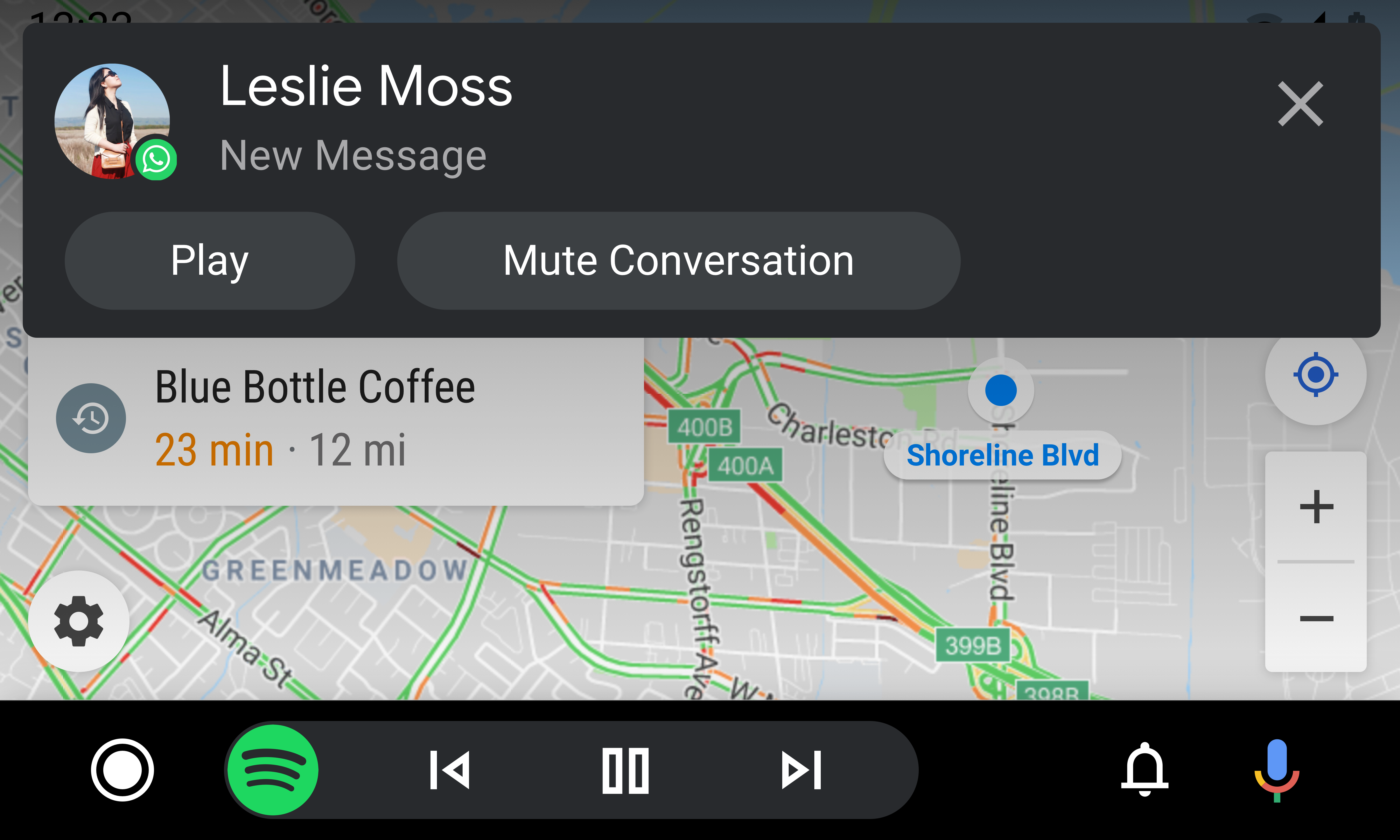 رابط کاربری برای Android Auto