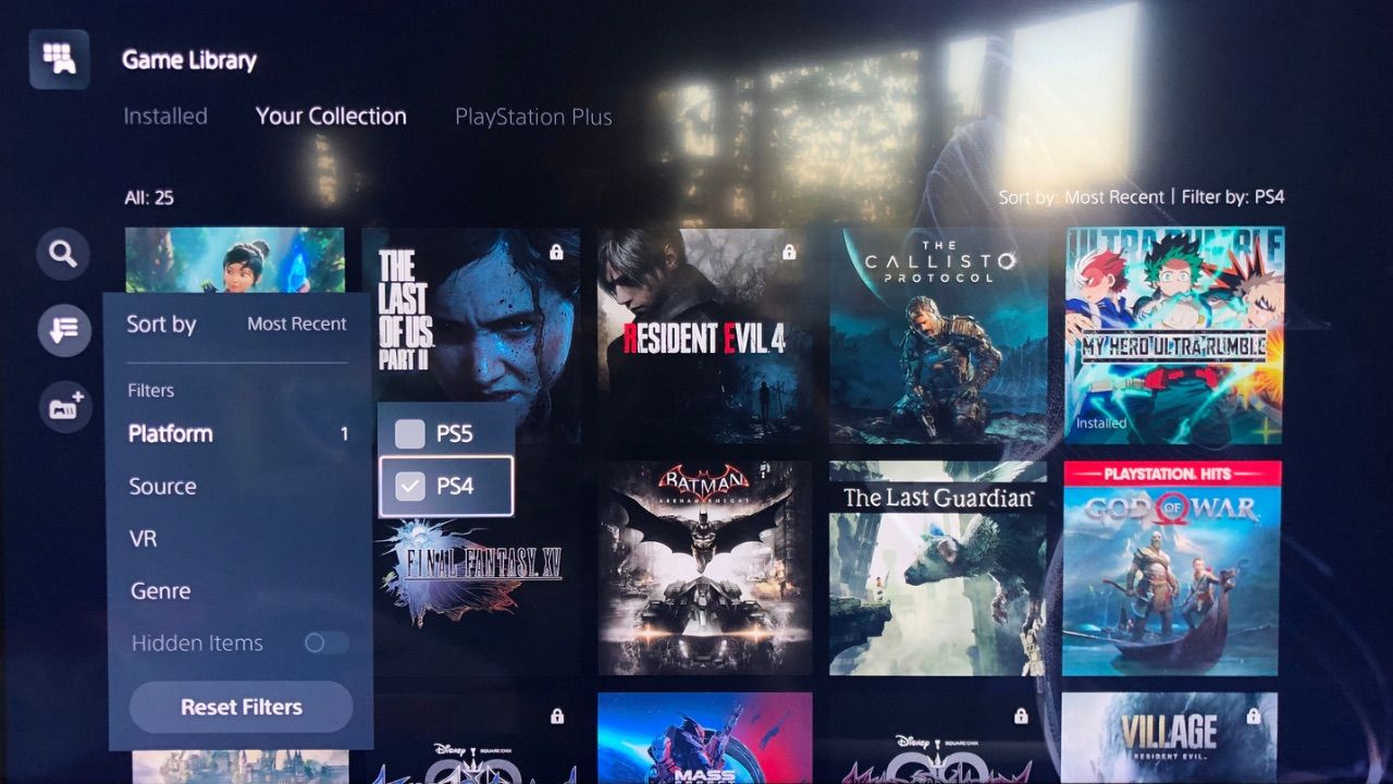 Download PS4 Games onto PS5 via PS Account