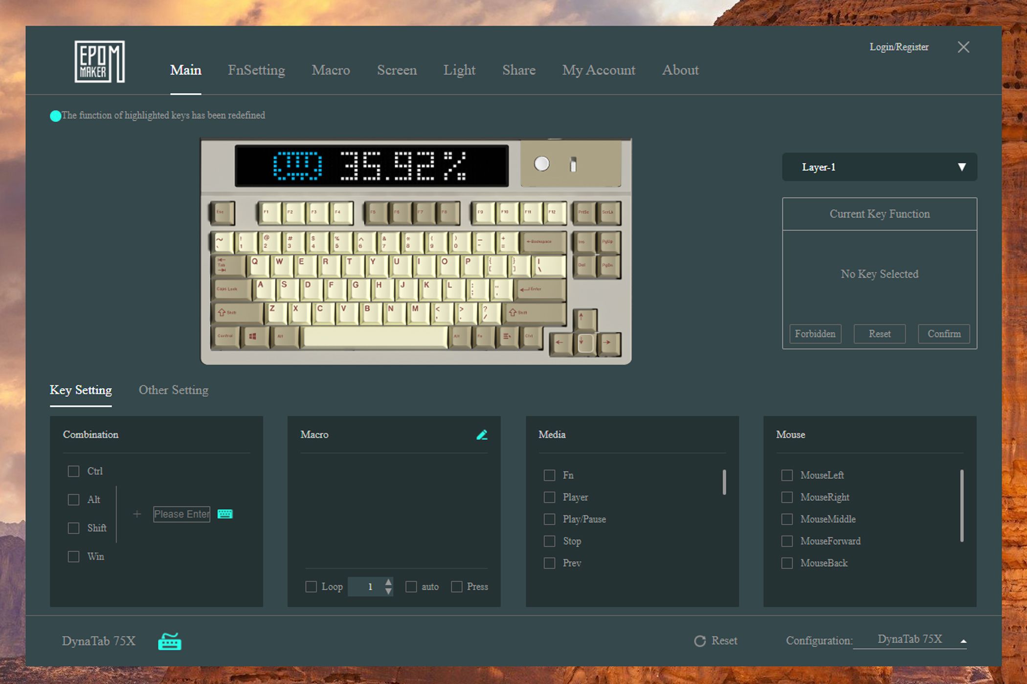 Epomaker driver screenshot