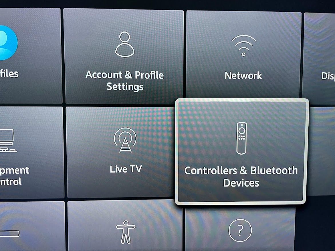 Select Controllers & Bluetooth Devices in the menu