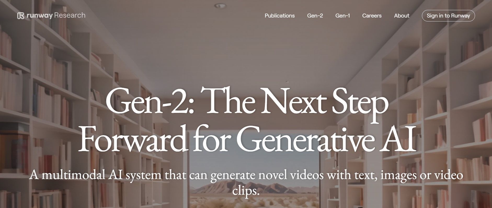 Runway Gen-2 is the First Publicly Available Text-to-Video