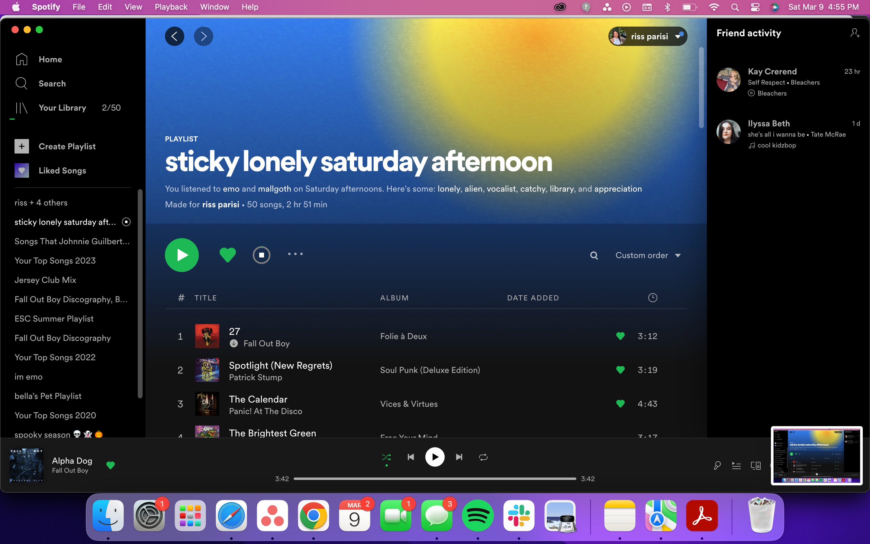 Spotify playlist downloading onto computer