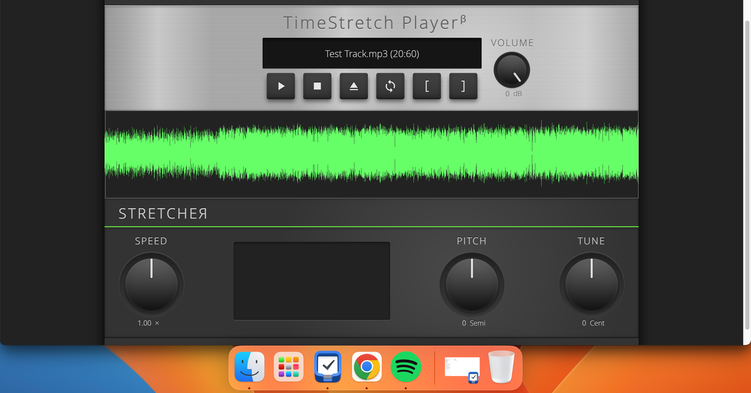 Search for inconsistencies in your music with the TimeStretch app