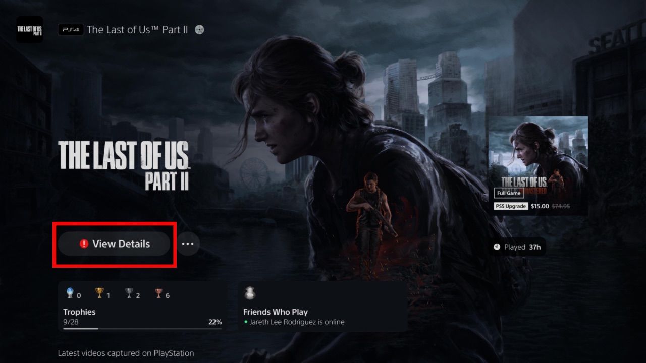 View Details Icon PS5 Game Download