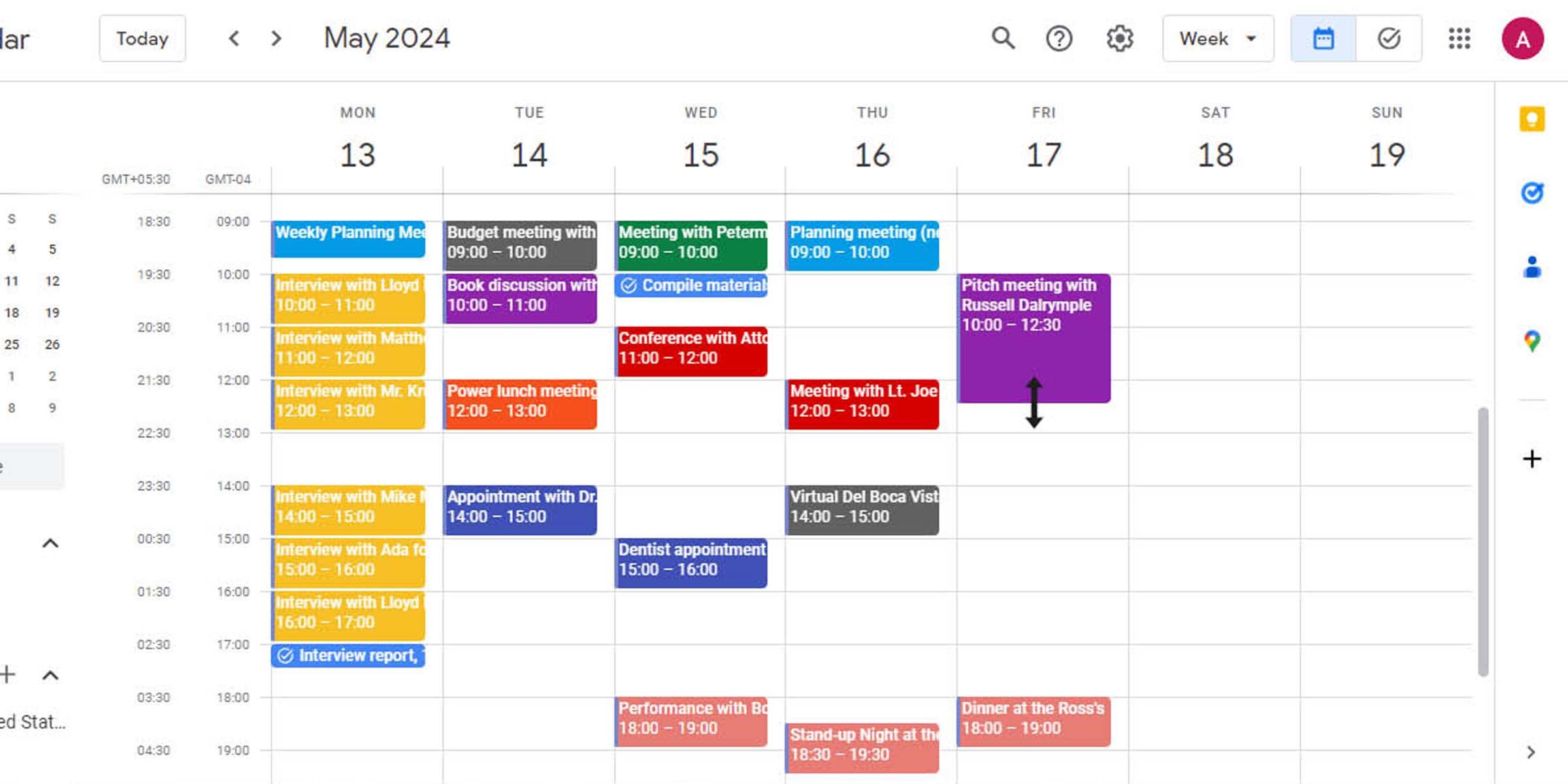 رویدادهای Google Calendar را به راحتی گسترش دهید