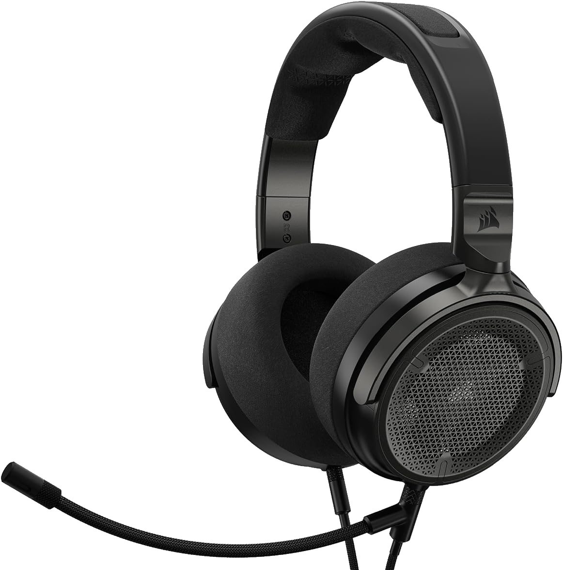 corsair virtuoso pro gaming headset with detachable microphone