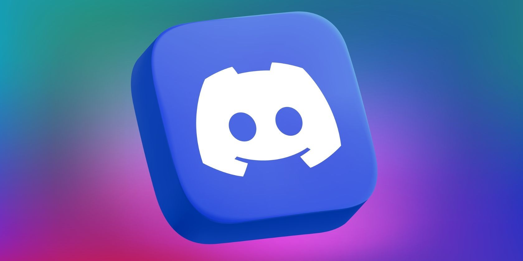 discord logo on a gradient background