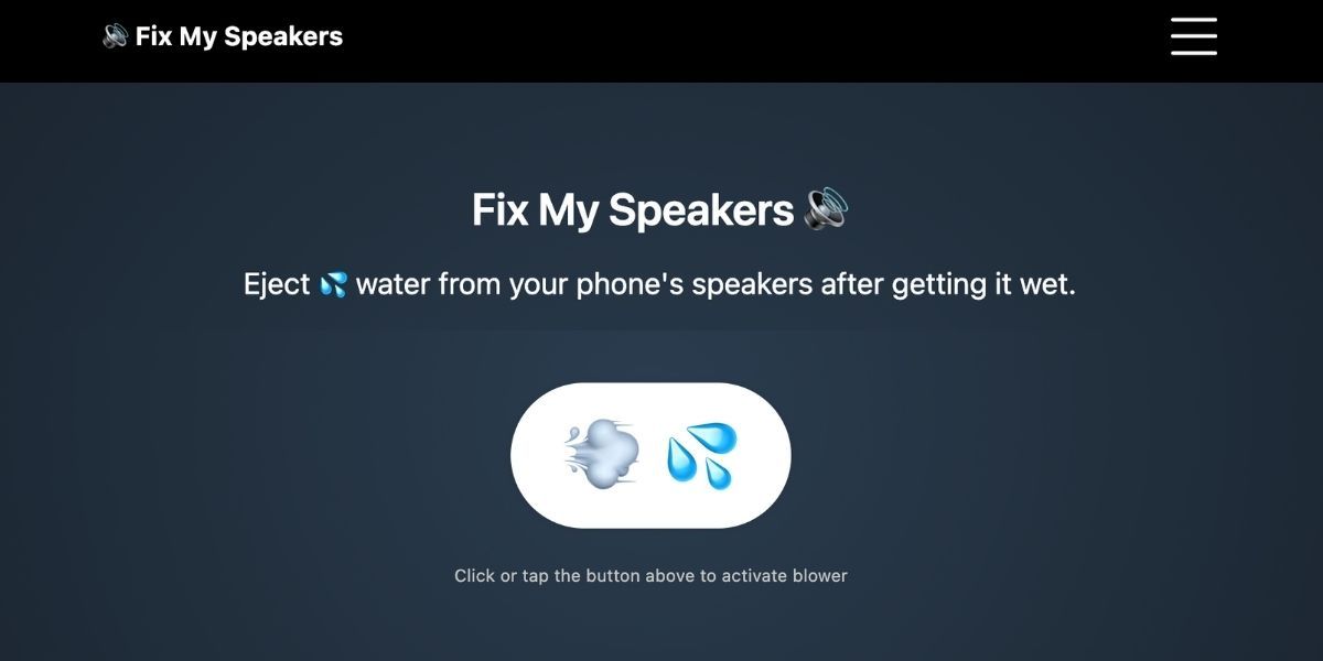 Fix My Speakers webpage