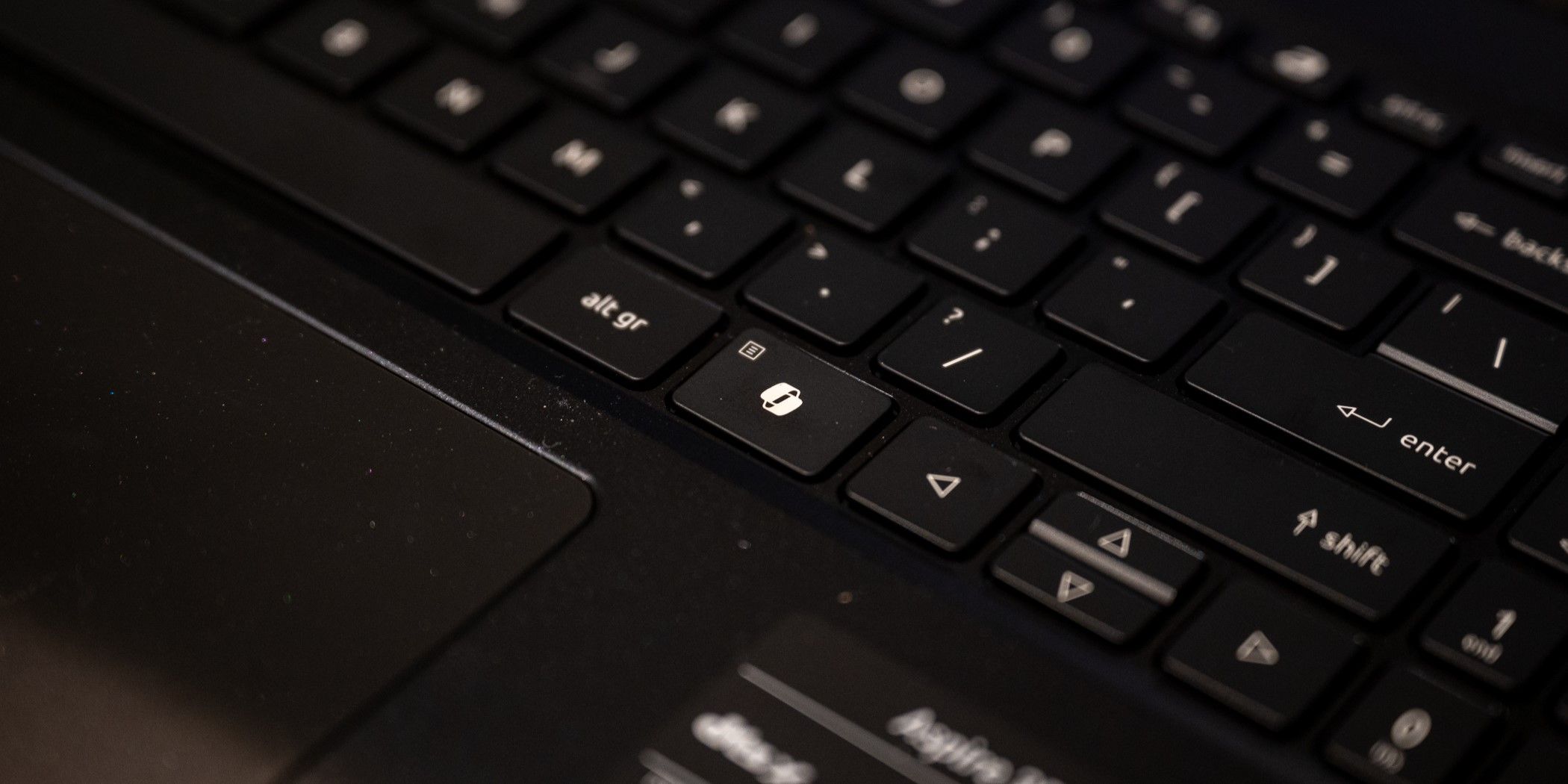 Copilot key on an Acer laptop
