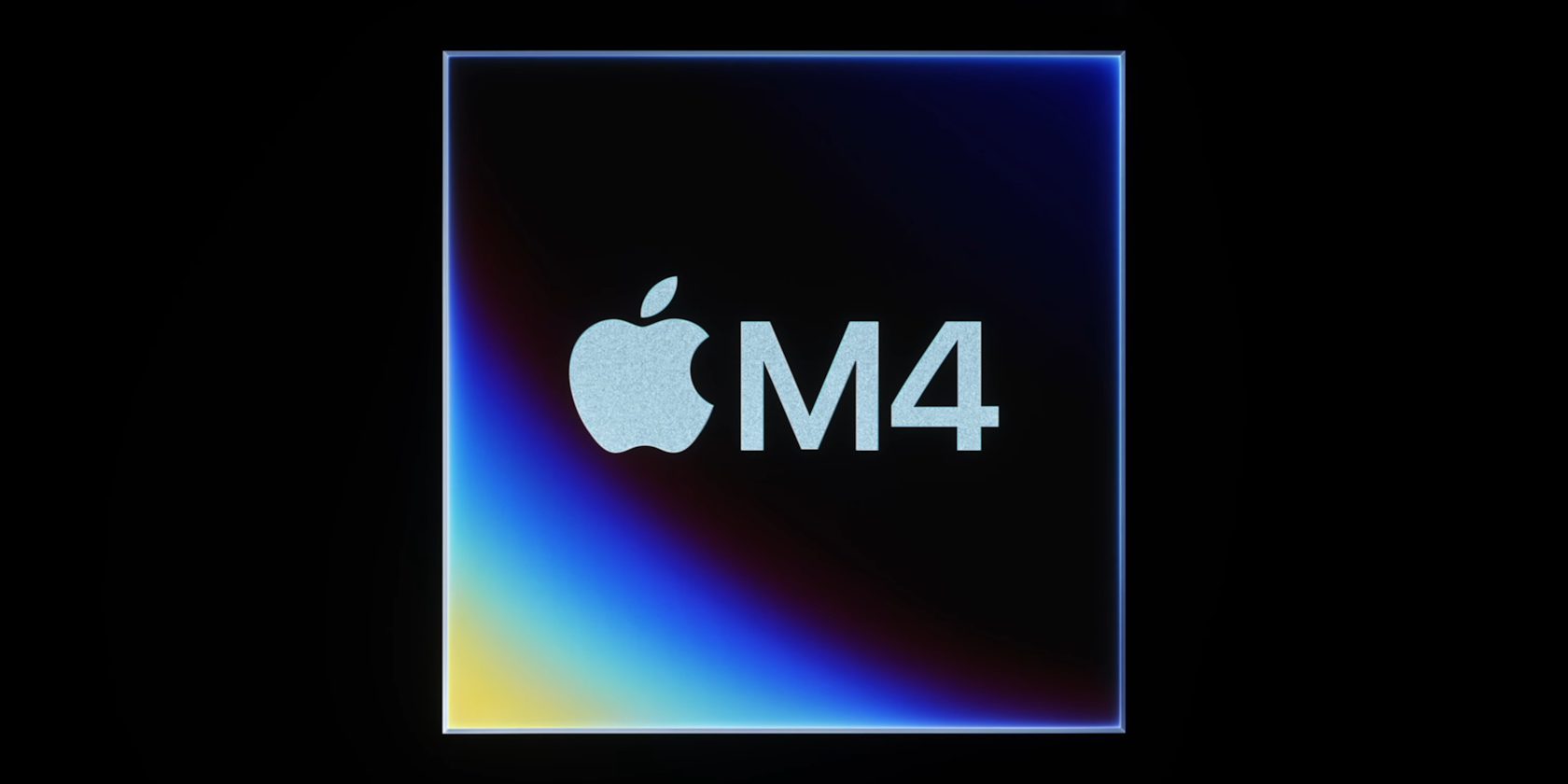 تصویر تبلیغاتی تراشه Apple M4