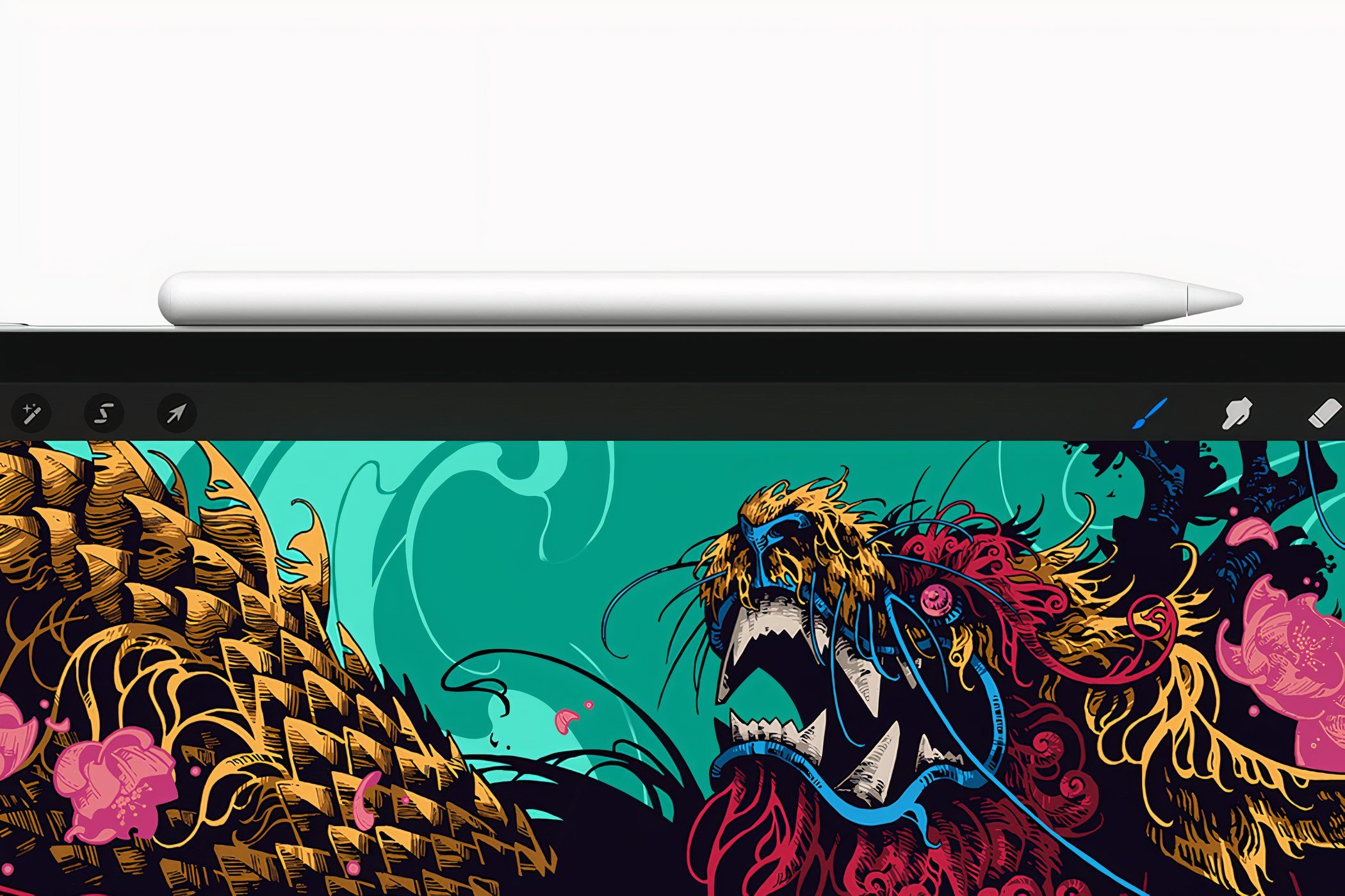 Apple Pencil 2 with the 4th-gen iPad Pro