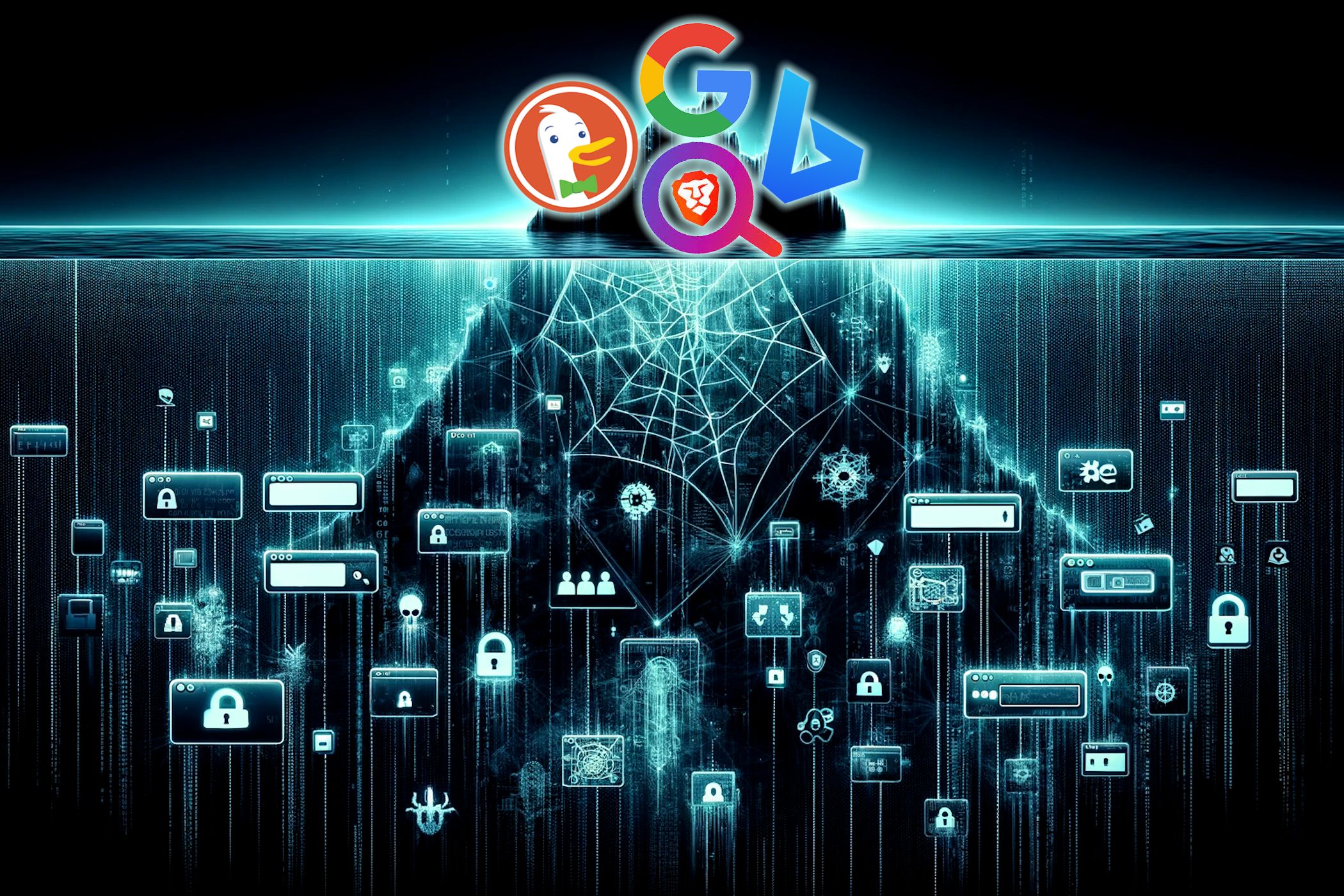 dark and invisible web search engines
