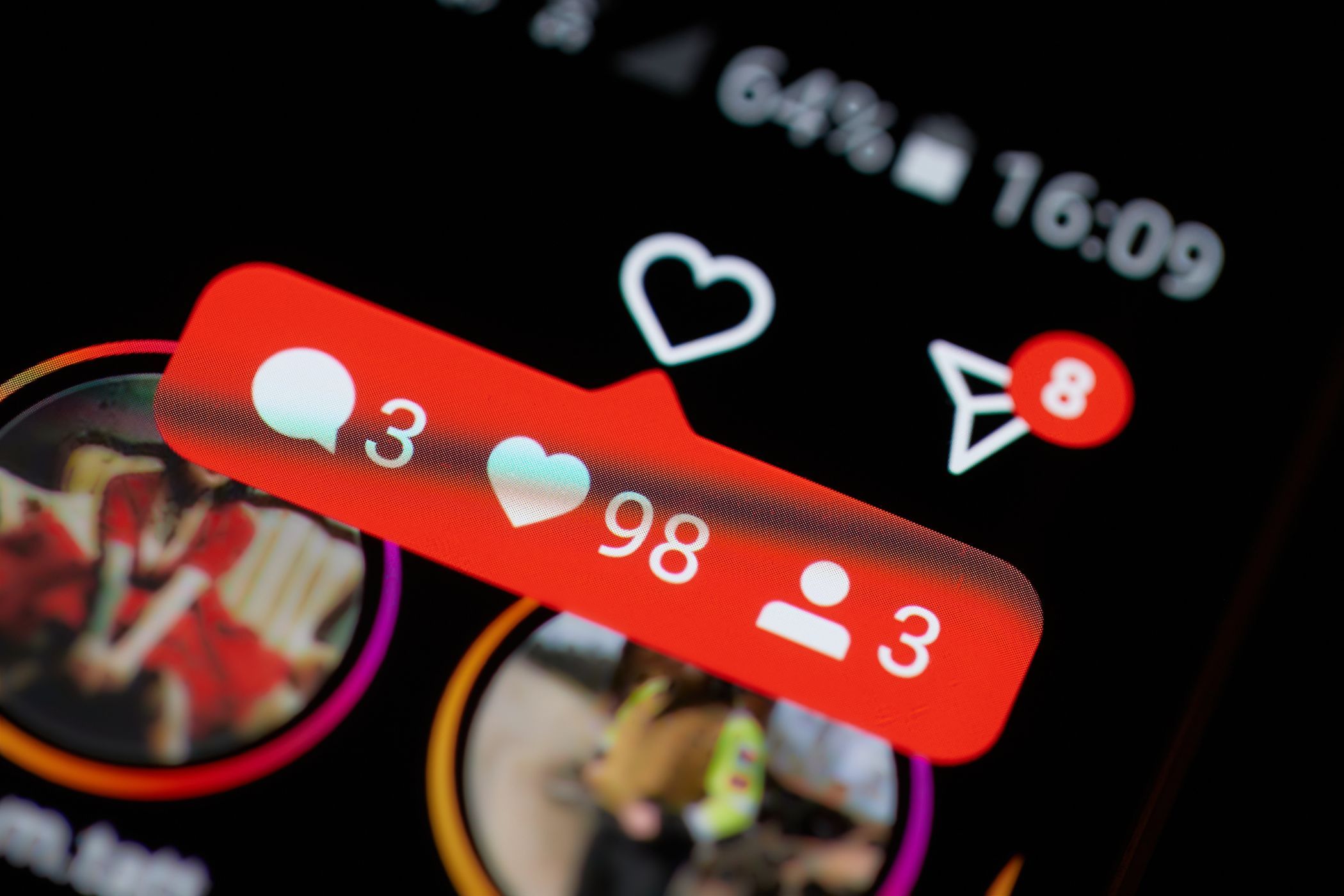 engagement and follower notifications on instagram