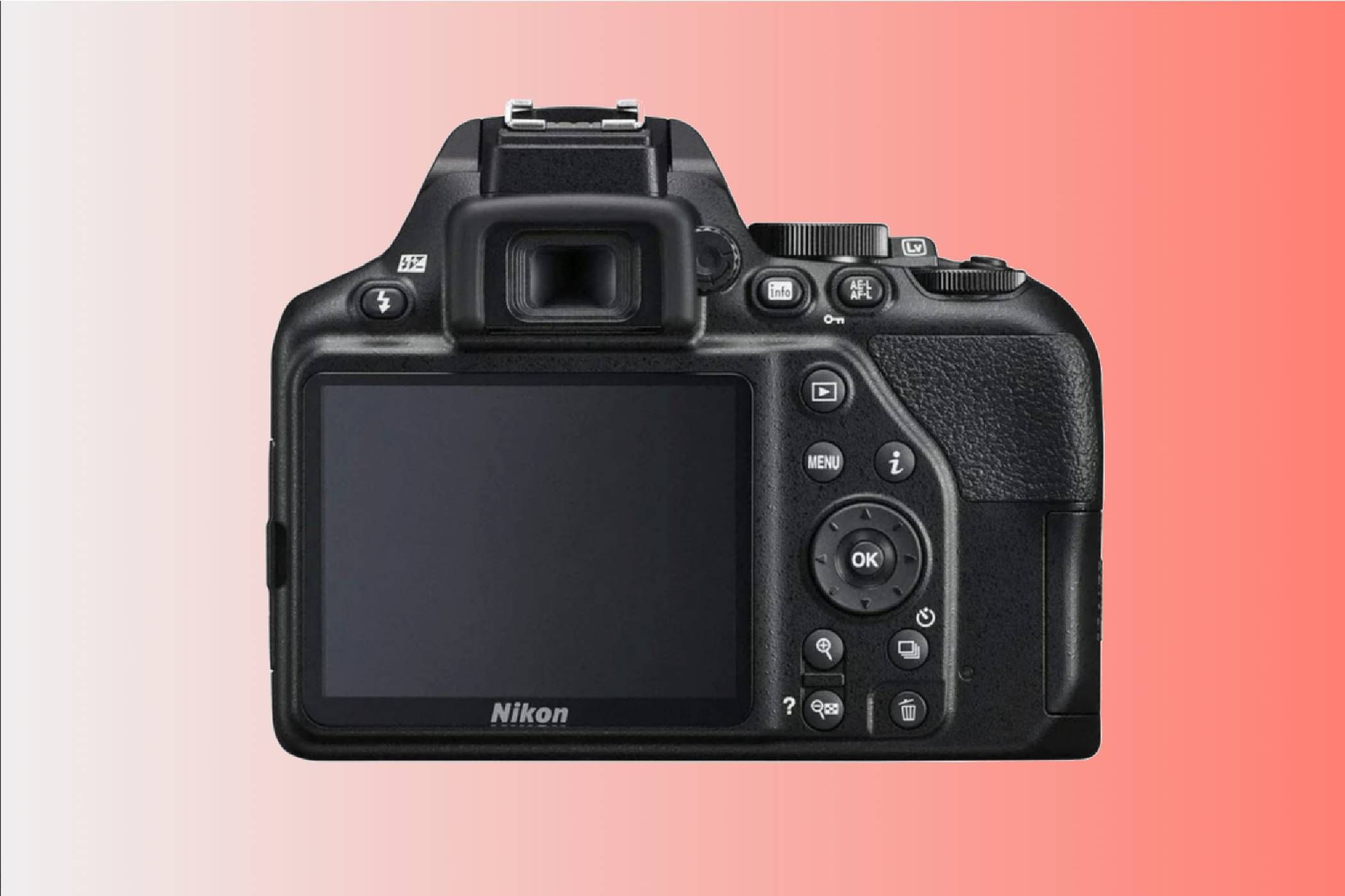 پشت نیکون D3500.