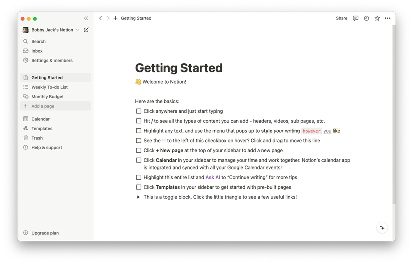 How to Get Started With Notion