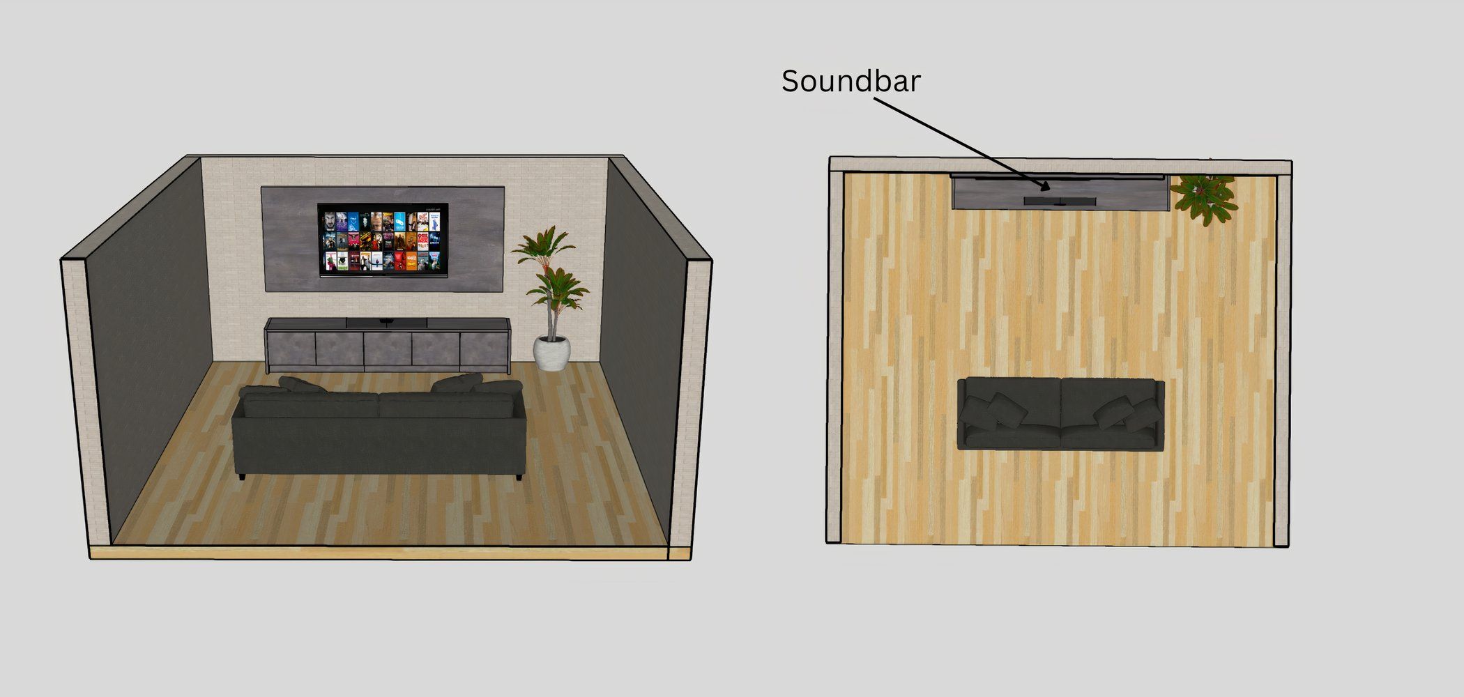 Simple soundbar setup