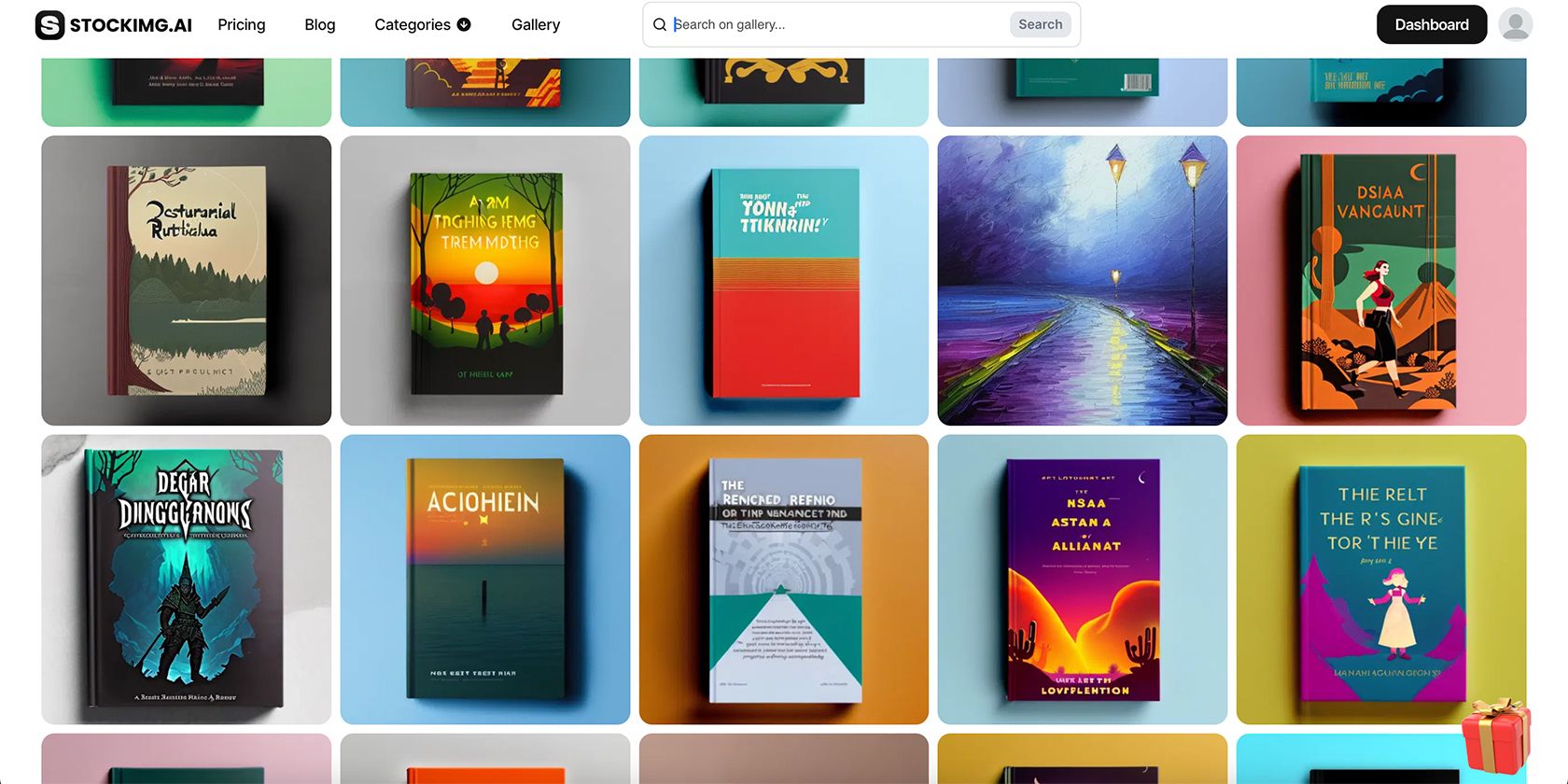 Stockimg AI Generated Book Covers