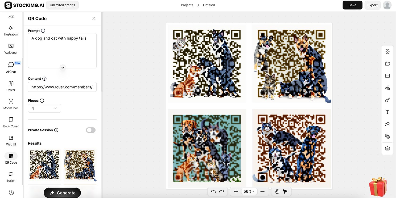 Stockimg QR Code AI Generator