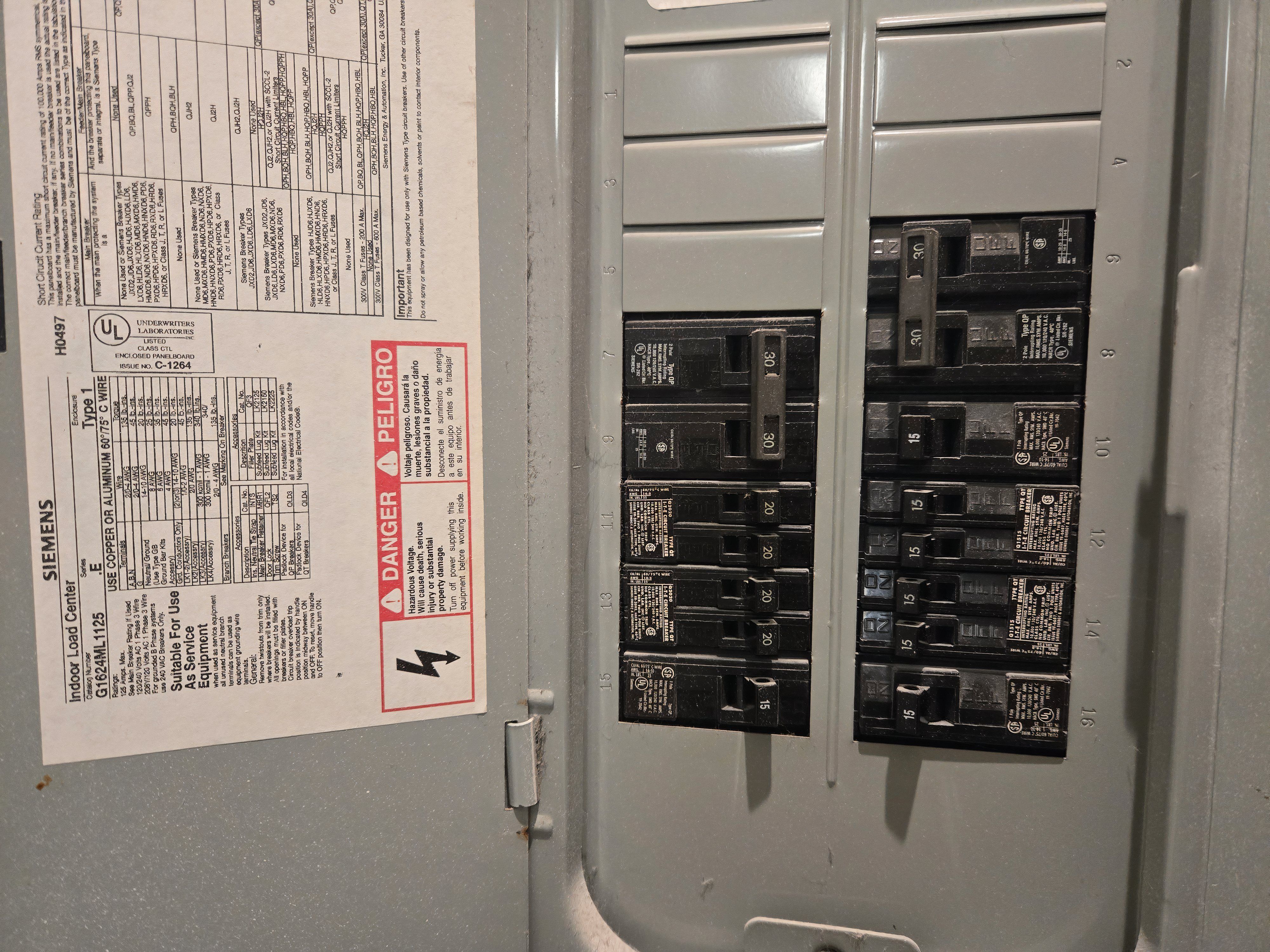 Check if the switches in the breaker box are on or tripped