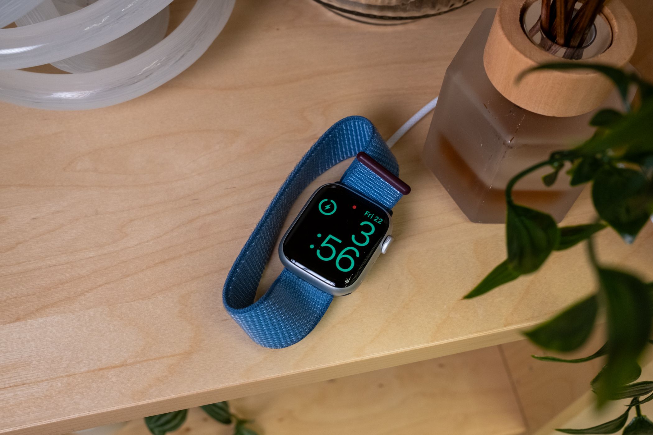 Charging the Apple Watch Series 9