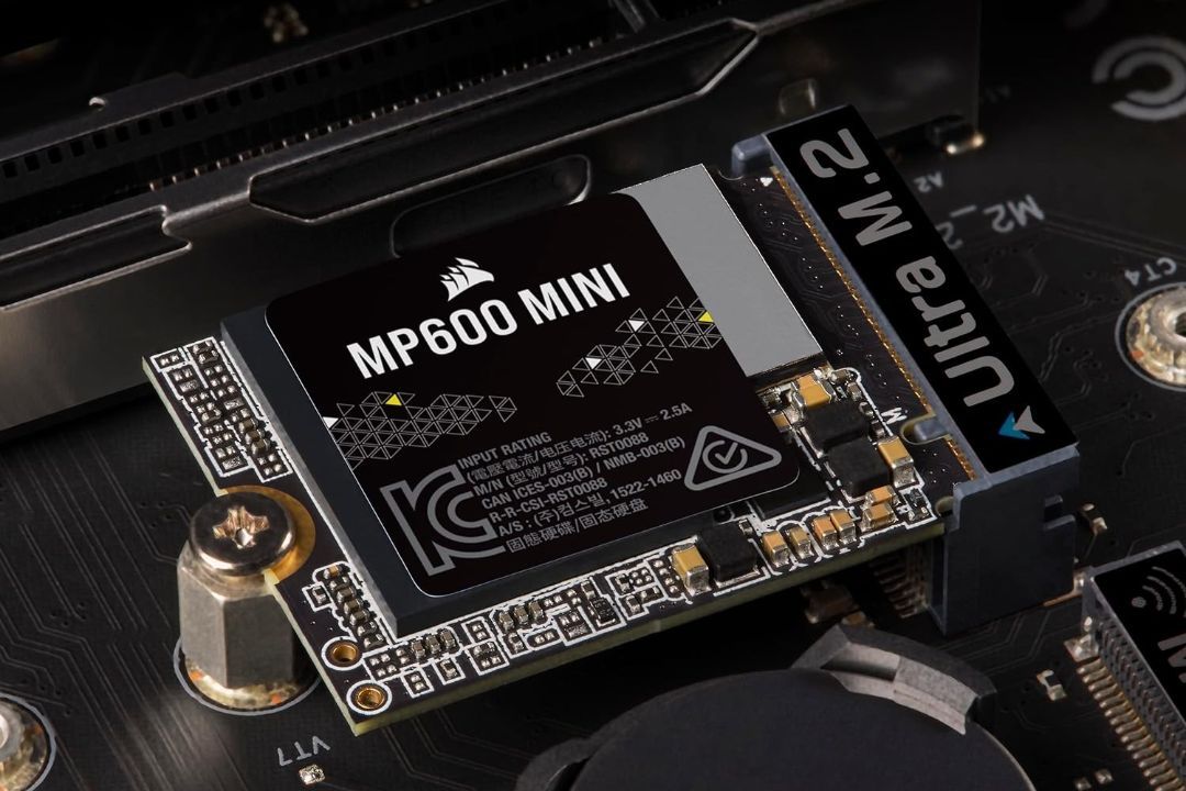 The MP600 installed in a PC.