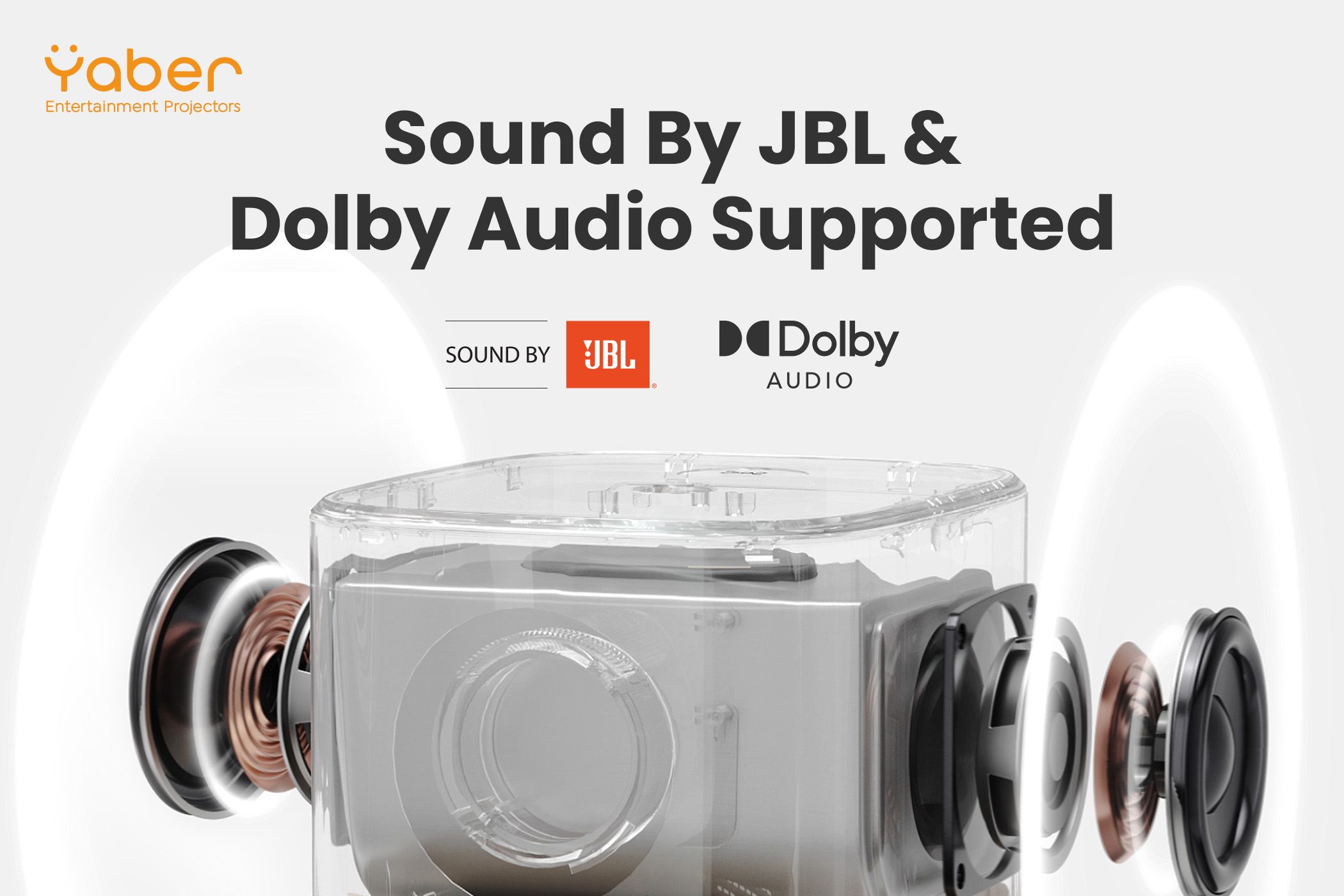 Sound Projection of JBL Speakers in the 2024 Yaber Projector 