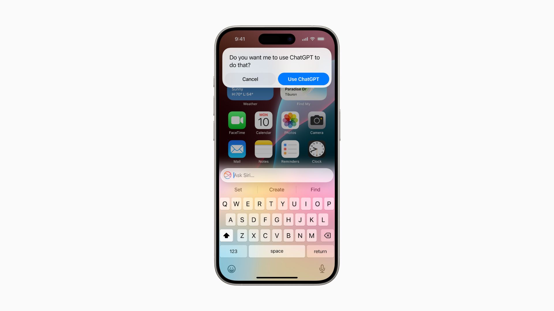 Prompt to use ChatGPT on an iPhone