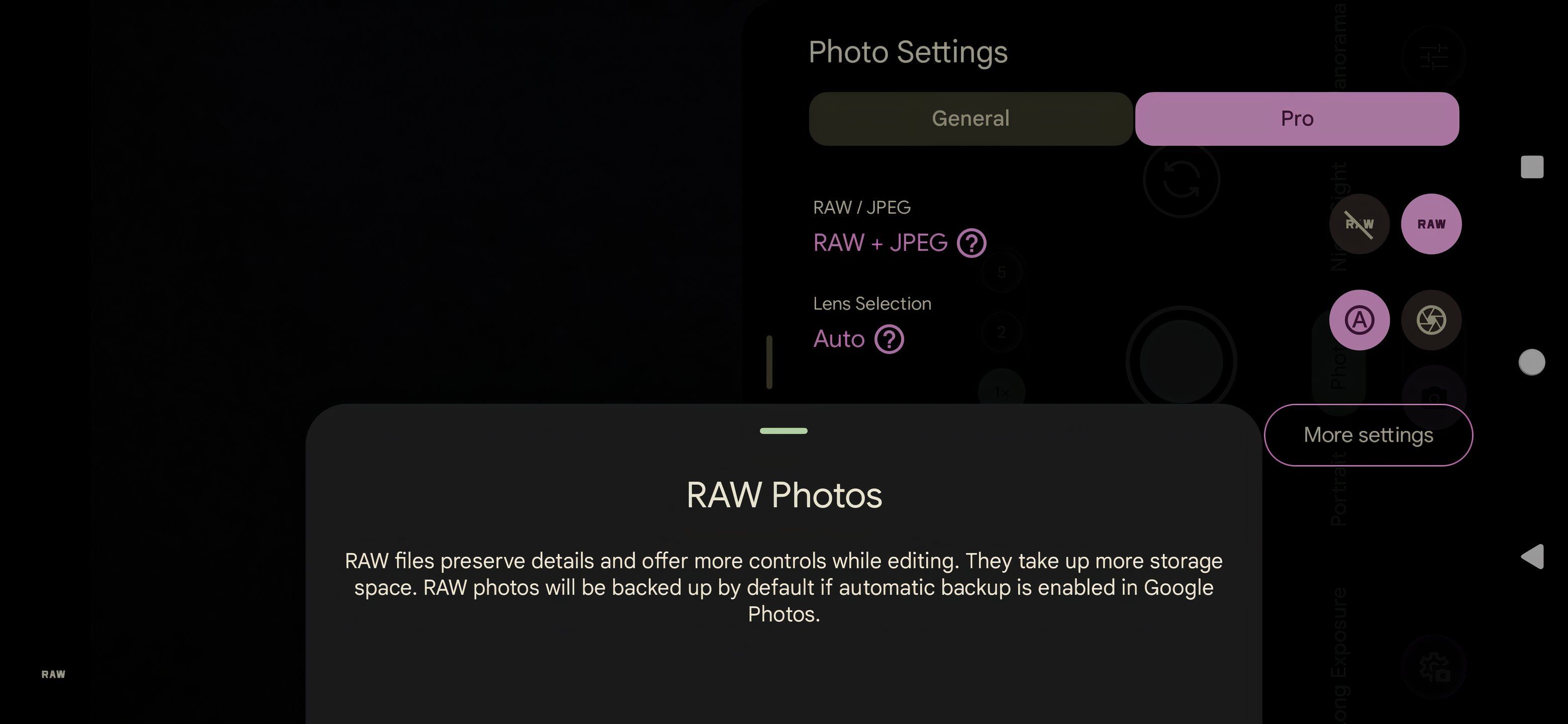 Change the camera settings to change the format from JPEG to RAW